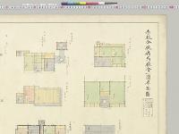 赤坂分厩病馬厩舎一円平面図／大正10年