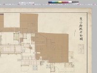 皇子御殿平面図／大正10年