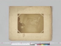 震災関係 名古屋第三師団司令部破損箇所内部（写真）／（明治24年）