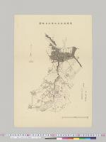 豊橋、高師原兵営位置略図　1/2万／明治