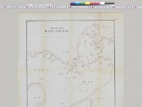 東軍枝隊残艦艇封鎖脱出航跡図／明治
