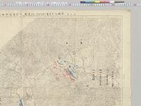 光緒三十四年（明治四十一年）清国大演習経過略図　1/25000（楓香鋪・蒋家嶺合成）　南洋実地測量司／明治41年