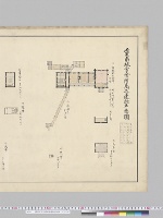 靈南坂官舎附属各建物平面圖／大正11年