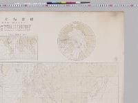 磁針偏差図　1895年同一偏差線、日本水路部／明治28年