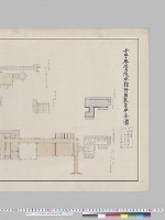 女子學習院本館附属教室平面圖／大正12年
