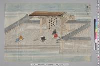 孝明天皇紀附図原稿44　絵図類原案1―22　朱雀門代大祓図　元治元年