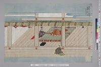 孝明天皇紀附図原稿101　絵図類原案3―11　伊勢公卿勅使発遣賜宣命之図　安政5年之月