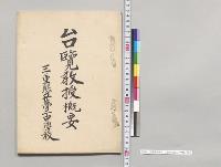 台覧教授概要　三重県立第二中学校／明治
