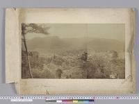 山村風景　越前鯖江町恵美館製／明治