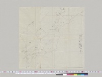 航跡図　明治三十七年八月十六日竹敷ニ於テ命ヲ受ケテヨリ八月二十二日小樽ニ投錨スルニ至ル／明治37年