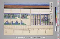 孝明天皇紀附図原稿16　附彩色画16　御笙始後管弦之図