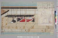 孝明天皇紀附図原稿55　絵図類原案2―8　昭陽舎昼御座御膳図