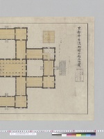 京都帝室博物館本館平面図／大正12年