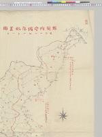 韓国内守備隊配置図　韓国駐箚軍参謀部／明治