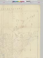 英額城附近岡支隊防禦陣地之略図（明治三十八年八月二十日ニ於ケル）　1/2万　第十一師団歩兵第二十二旅団副官陸軍歩兵中尉角峯造写／明治38年