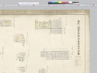番町二号官舎附属各建物平面図／大正11年