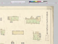 沼津御用邸西附属邸附属各建物平面図／大正11年
