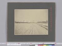 羅南野砲兵連隊兵営雪中ノ景写真　他／明治43年