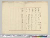 台湾島モリソン山御命名案／明治