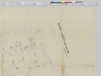 結城高等小学校敷地及建物配置図　1/200／明治