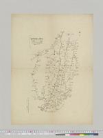 遼陽奉天間道路図　陸軍測量師二等大尉リエビツキ製図／明治