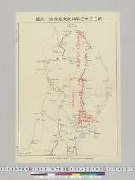 明治三十四年特別大演習地一般図　1/100万　陸地測量部／明治34年