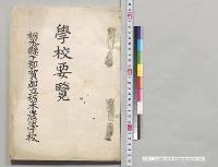 学校要覧　栃木県下都賀郡立栃木農学校／明治