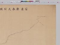 安東県奉天間鉄道線路図／明治