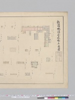新濱鴨場各建物平面図／大正11年