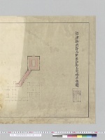 沼津御用邸西附属邸御玉突場平面図／大正11年