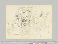 青泥窪市街略図　第三軍兵站監部／明治37年