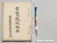 台覧教授概要　三重県女子師範学校／明治