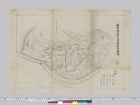 塩原御用邸水道鉄管線路図