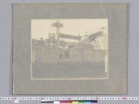 軍艦鎮遠実弾射撃写真／明治