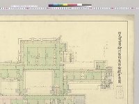 日光田母澤御用邸附属邸御殿平面図／大正11年