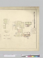 番町四号官舎各建物平面図／大正11年