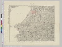 和歌山地方地図　1/20万　西軍主力ノ十一月十九日ニ至ル行路記入／明治