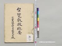 台覧教授概要　三重県立四日市商業学校／明治