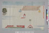 孝明天皇紀附図原稿37　絵図類原案1―17　嘉永3年正月19日胡飲酒舞人賜禄