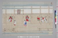 孝明天皇紀附図原稿97　絵図類原案3―7　豊明節会図　嘉永2年11月22日