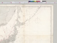 日本総部附朝鮮及其附近露清海岸地図（海軍区境界記入）　水路部／明治