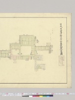 日光田母澤御用邸附属邸御殿平面図／大正11年