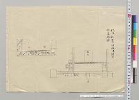 山形県立米沢中学校　校内御覧ノ順路並諸室配置略図／明治