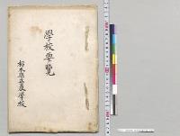 学校要覧　栃木県立農学校／明治