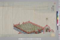 孝明天皇紀附図原稿38　絵図類原案1―17　舞御覧胡飲酒賜禄之図　嘉永3年正月
