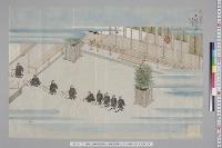 孝明天皇紀附図原稿42　絵図類原案1―20　小朝拝之図　安政4年正月
