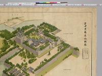 名古屋離宮俯瞰図／大正8年