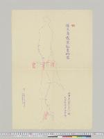 樺太島露軍配置略図　大本営陸軍参謀部／明治38年