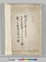 自製羽二重地旭日旗　北米合衆国アルバータ・ギャビン献上、目録書、由緒書添／明治