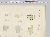 番町一号官舎附属各建物平面図／大正11年